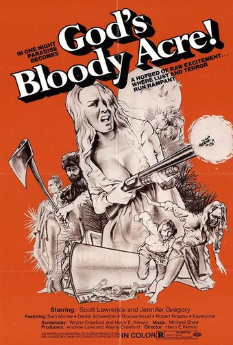 god's bloody acre 1975 poster