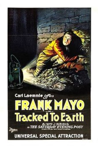 tracked to earth 1922 poster