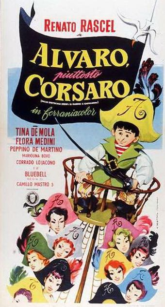 alvaro piuttosto corsaro 1954 poster