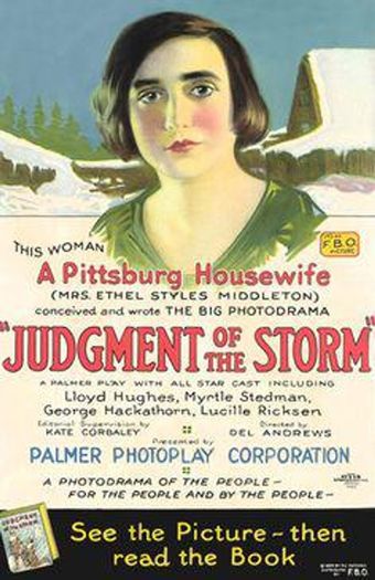 judgment of the storm 1924 poster