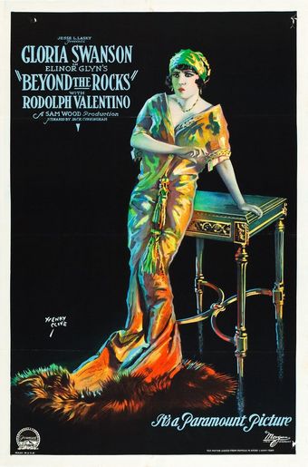 beyond the rocks 1922 poster