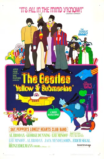 yellow submarine 1968 poster