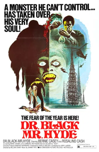 dr. black, mr. hyde 1976 poster