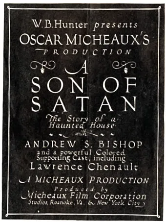 a son of satan 1924 poster