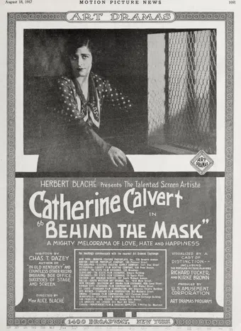 behind the mask 1917 poster