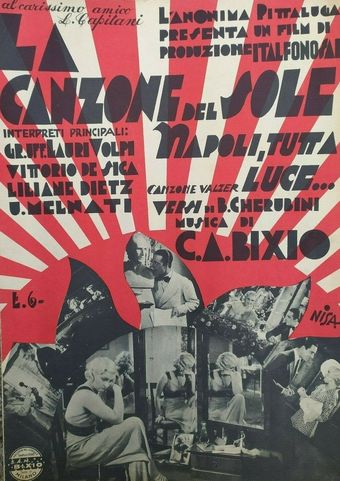 la canzone del sole 1934 poster