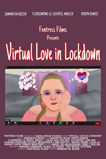 virtual love in lockdown 2021 poster