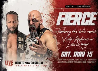 ignite wrestling presents fierce: victor andrews vs leon ravage 2021 poster