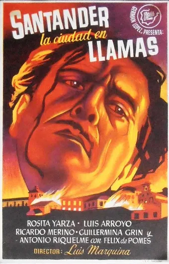 santander, la ciudad en llamas 1944 poster