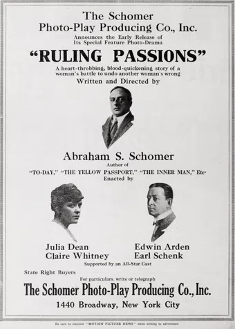 ruling passions 1918 poster