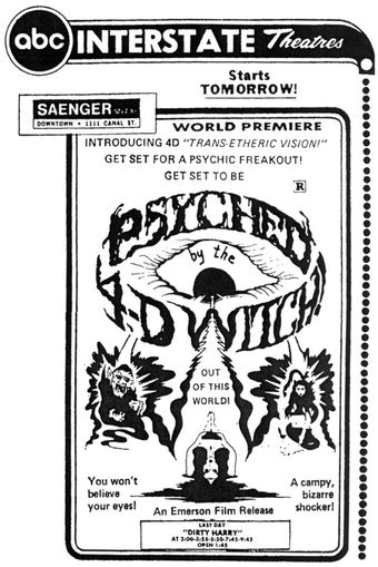 psyched by the 4d witch (a tale of demonology) 1973 poster