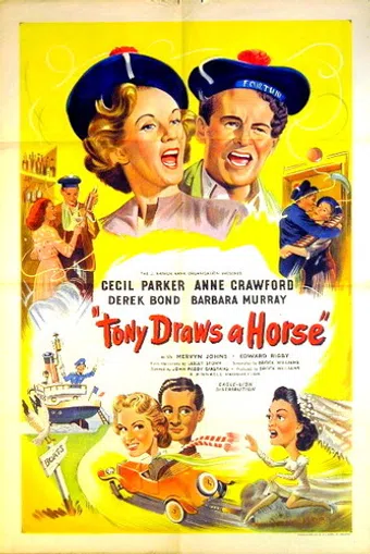 tony draws a horse 1950 poster