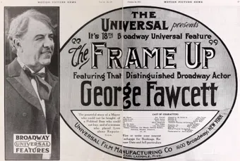 the frame-up 1915 poster