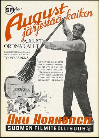 august järjestää kaiken 1942 poster