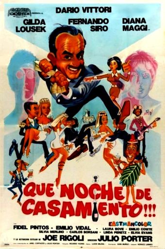 ¡qué noche de casamiento! 1969 poster