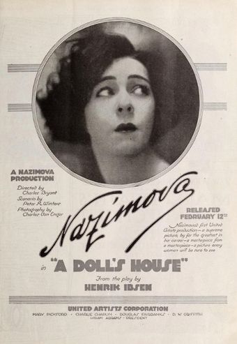 a doll's house 1922 poster