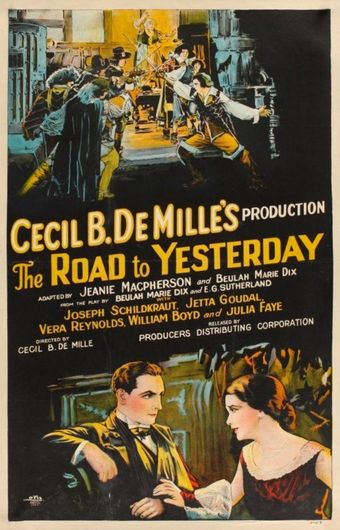 the road to yesterday 1925 poster