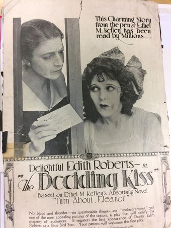 the deciding kiss 1918 poster