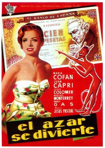 el azar se divierte 1958 poster