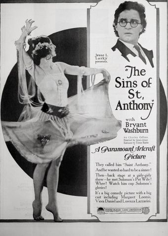 the sins of st. anthony 1920 poster