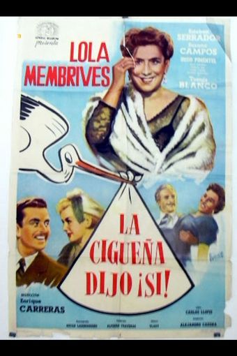 la cigüeña dijo sí 1955 poster