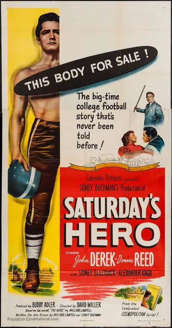 saturday's hero 1951 poster