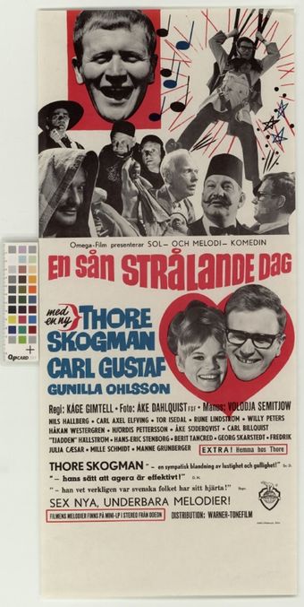 en sån strålande dag 1967 poster