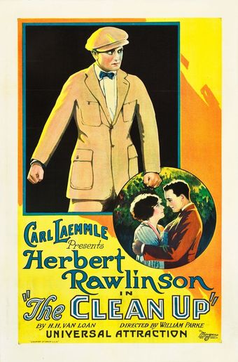 the clean-up 1923 poster