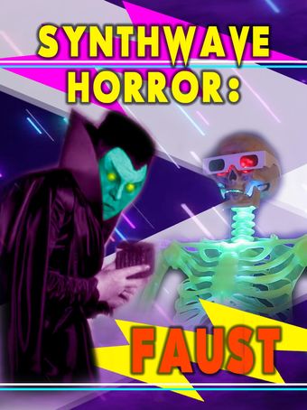 synthwave horror: faust 2023 poster