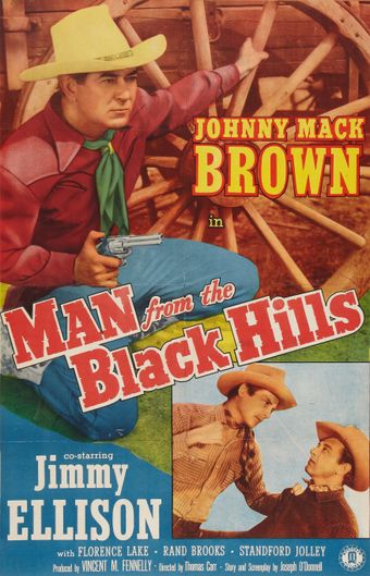 man from the black hills 1952 poster