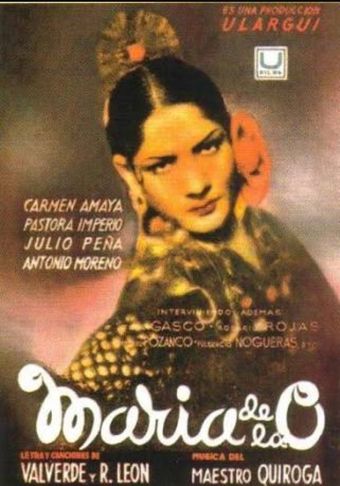 maría de la o 1939 poster