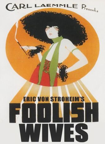 foolish wives 1922 poster