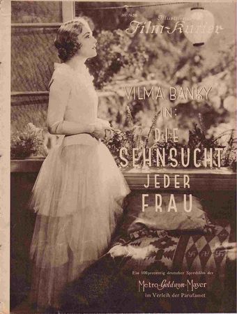 die sehnsucht jeder frau 1930 poster