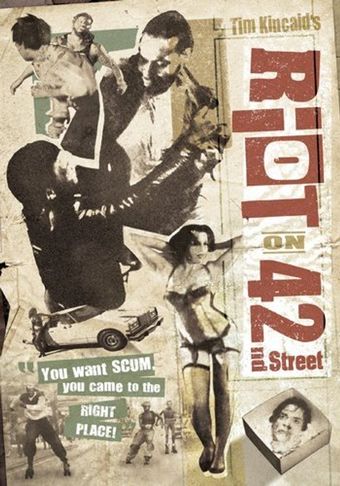 riot on 42nd st. 1987 poster