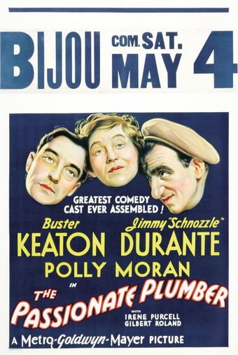 the passionate plumber 1932 poster