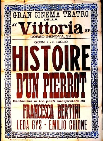 histoire d'un pierrot 1914 poster