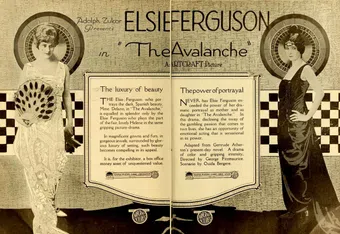 the avalanche 1919 poster