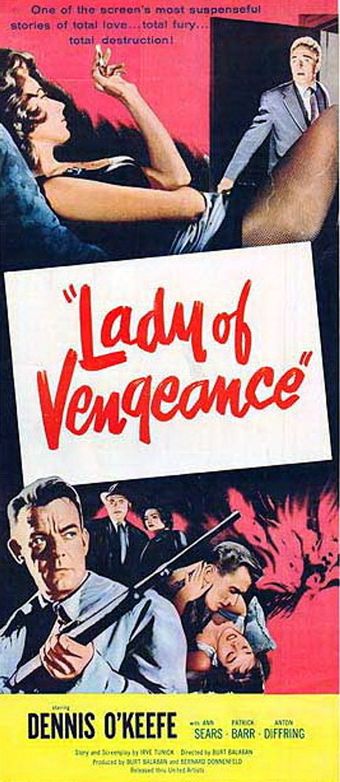 lady of vengeance 1957 poster