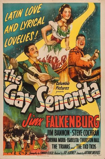 the gay senorita 1945 poster