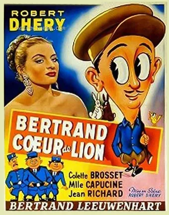 bertrand coeur de lion 1951 poster