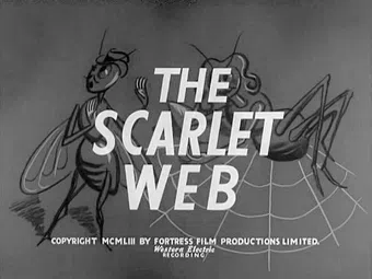 the scarlet web 1954 poster