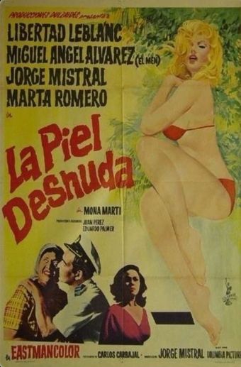 la piel desnuda 1966 poster