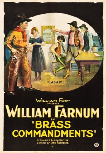 brass commandments 1923 poster