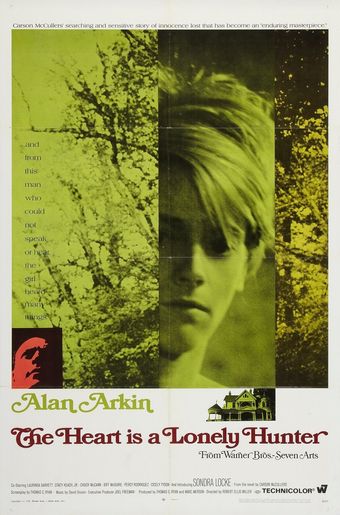 the heart is a lonely hunter 1968 poster