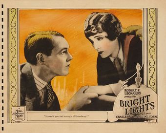 bright lights 1925 poster