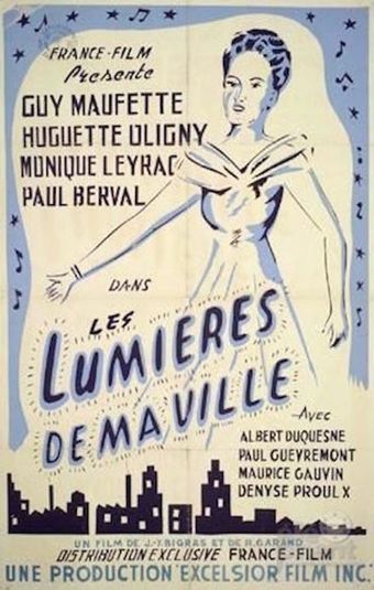 les lumières de ma ville 1950 poster