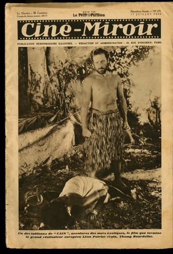 caïn, aventures des mers exotiques 1930 poster