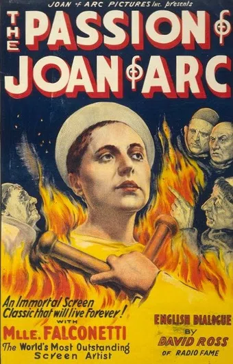 la passion de jeanne d'arc 1928 poster