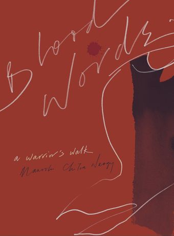 blood words: a warrior's walk poster