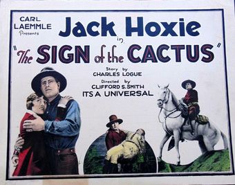 the sign of the cactus 1925 poster